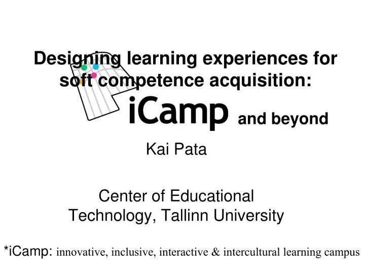 designing learning experiences for soft competence acquisition
