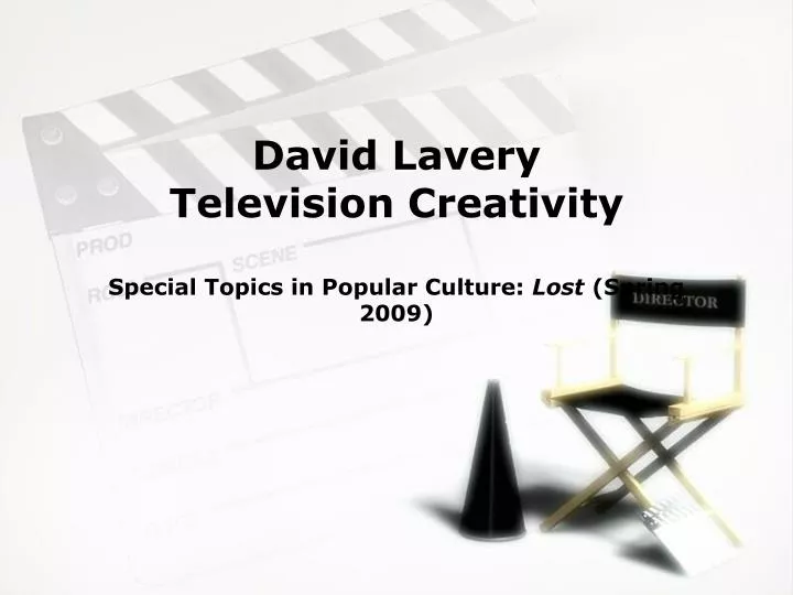 david lavery television creativity special topics in popular culture lost spring 2009