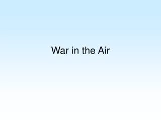 War in the Air