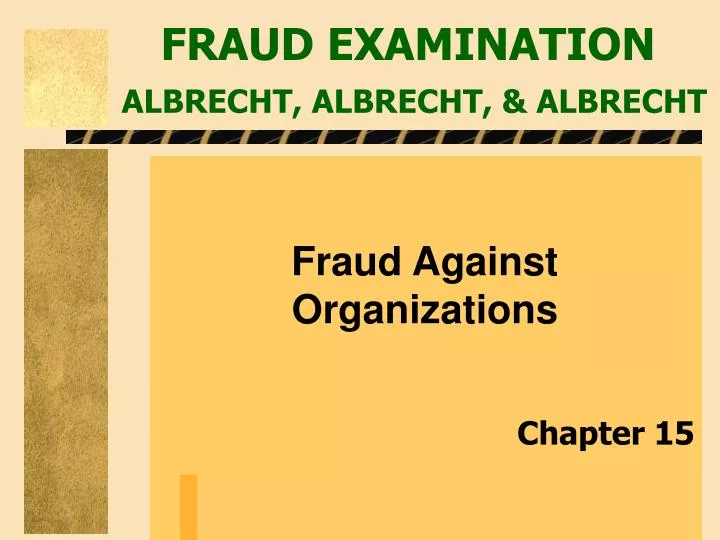 fraud examination albrecht albrecht albrecht