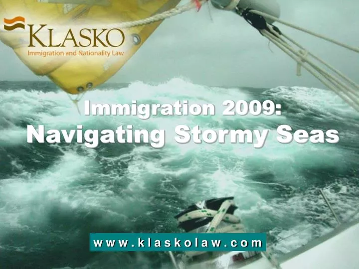 immigration 2009 navigating stormy seas