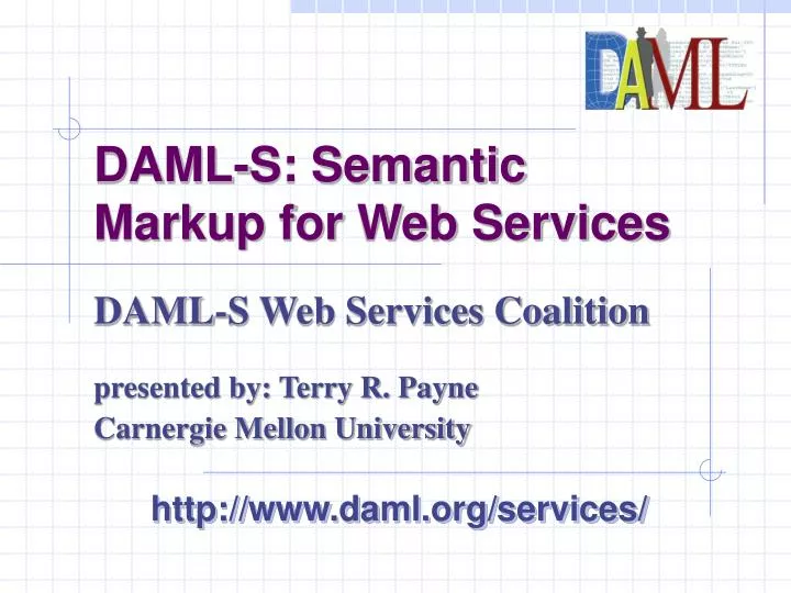 daml s semantic markup for web services