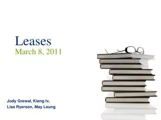 Leases March 8, 2011