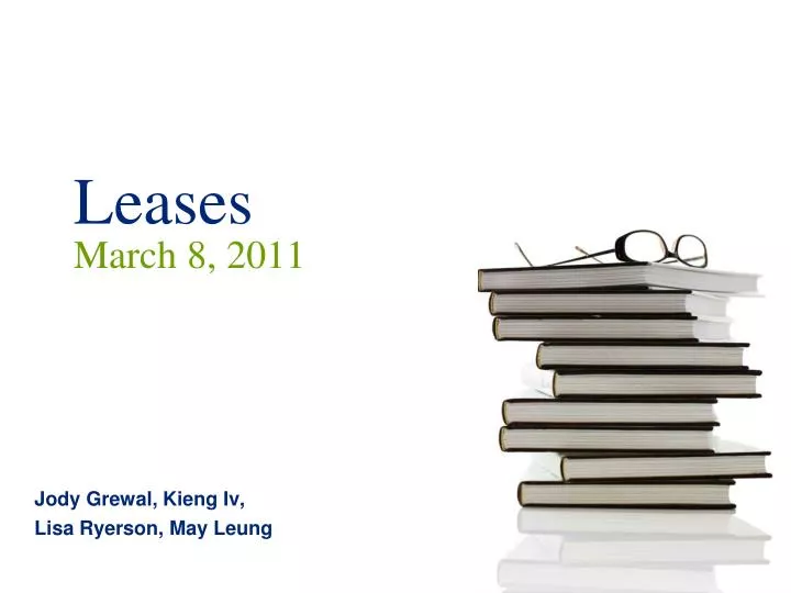 leases march 8 2011