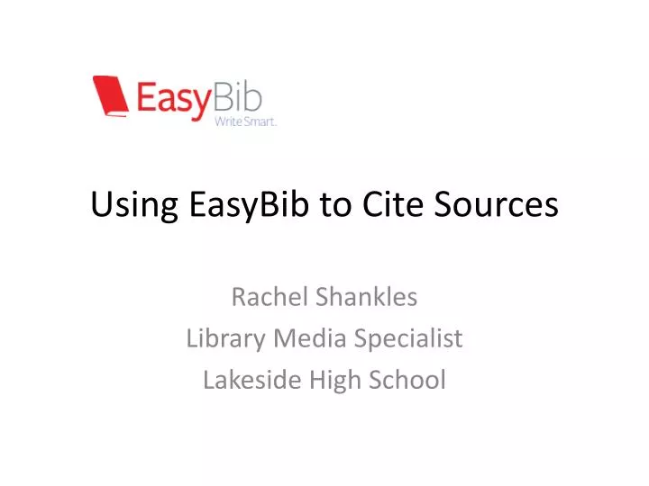 using easybib to cite sources