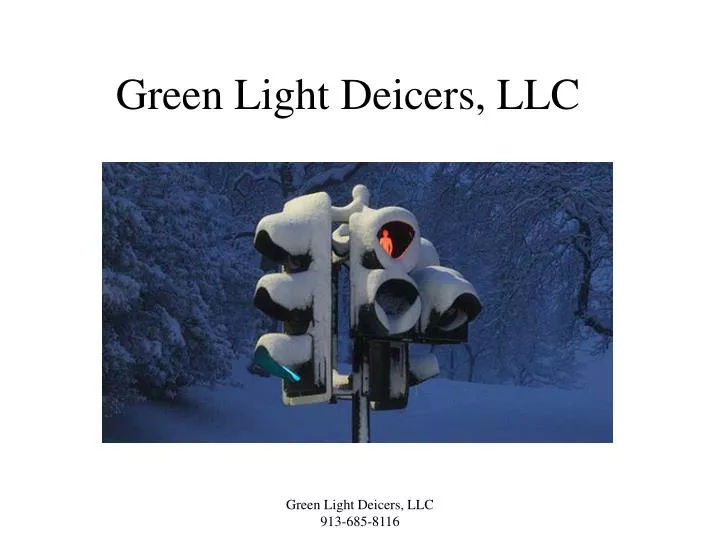 green light deicers llc