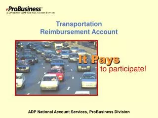 Transportation Reimbursement Account