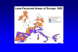 Less-Favoured Areas of Europe 1992