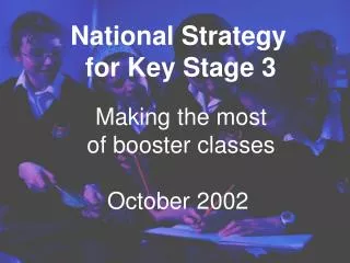 Making the most of booster classes October 2002
