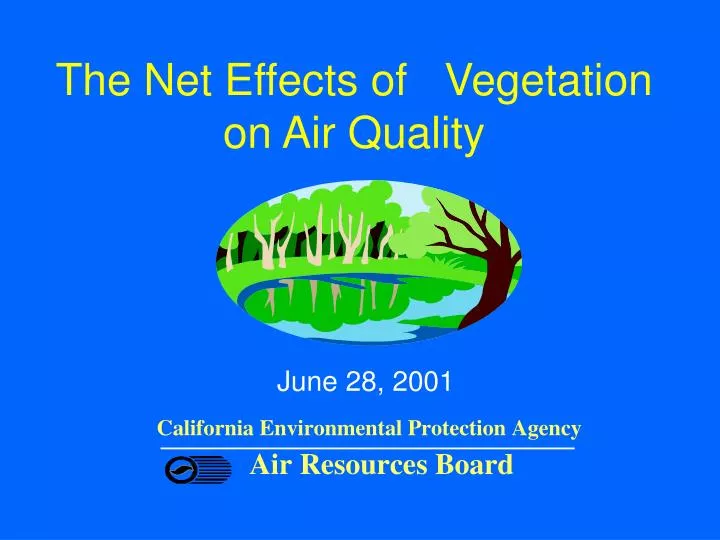 the net effects of vegetation on air quality