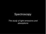 Spectroscopy - slide 1