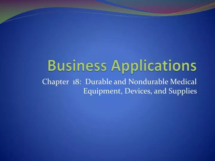 business applications