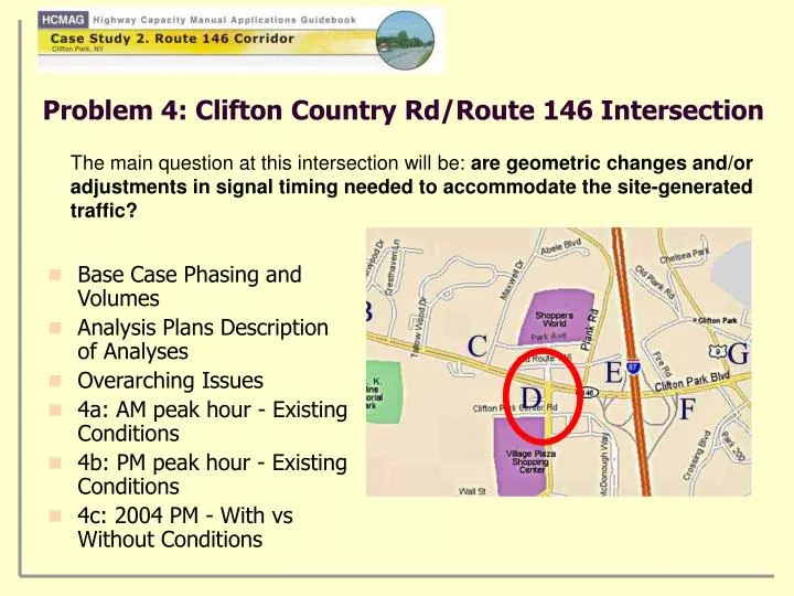 problem 4 clifton country rd route 146 intersection