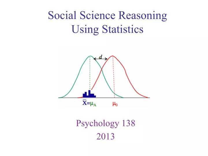 social science reasoning using statistics