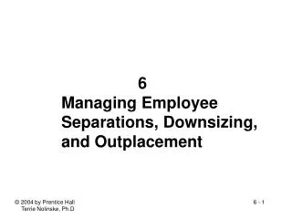 6 Managing Employee Separations, Downsizing, and Outplacement