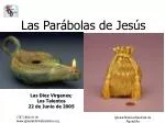 Las Parábolas de Jesús - slide 1