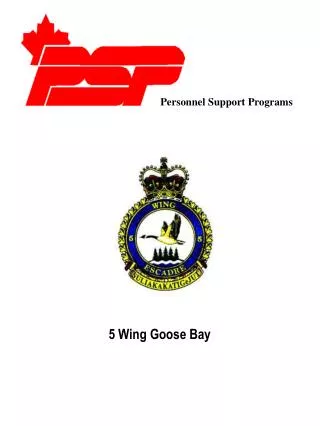 Personnel Support Programs
