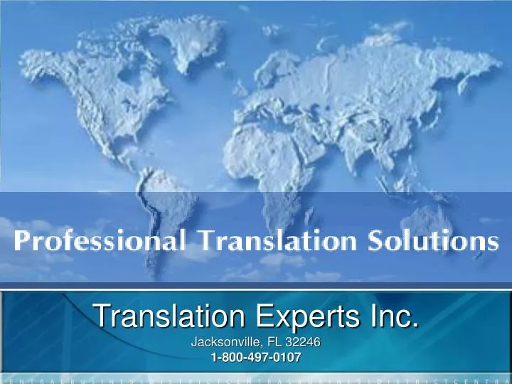 translation experts inc jacksonville fl 32246 1 800 497 0107