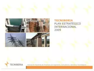 TECNIBERIA PLAN ESTRATÉGICO INTERNACIONAL 2009