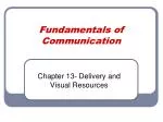 Fundamentals of Communication - slide 1