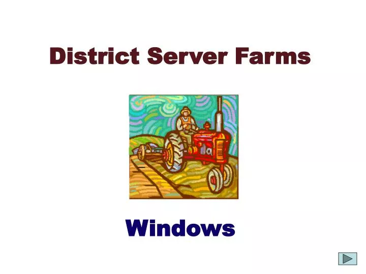 district server farms