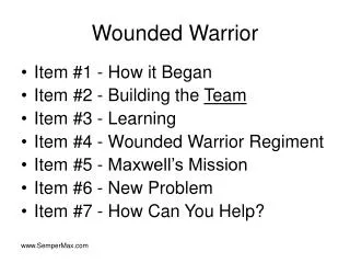 Wounded Warrior