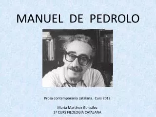 manuel de pedrolo