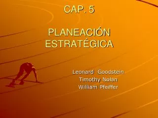 cap 5 planeaci n estrat gica