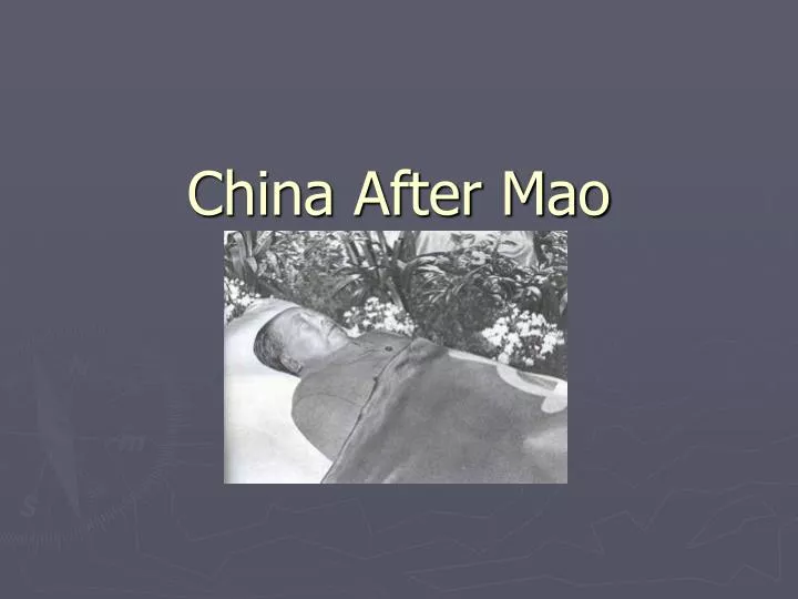 china after mao