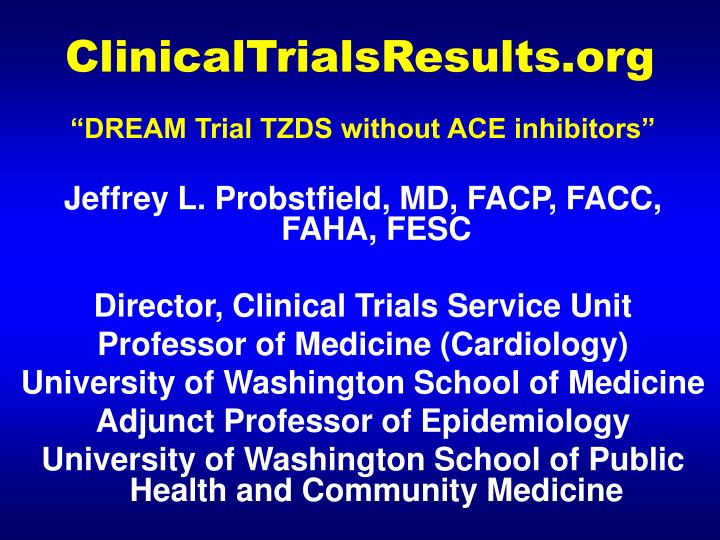 clinicaltrialsresults org