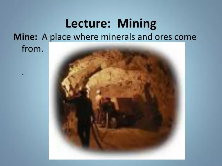 lecture mining