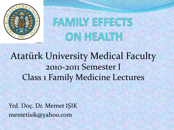 family effects on health