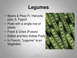 Legumes