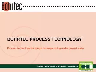 bohrtec process technology