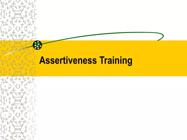 assertiveness training