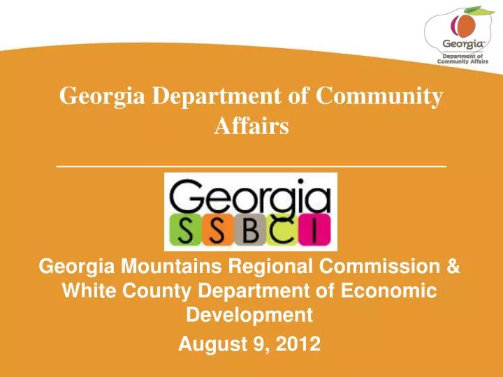georgia department of community affairs
