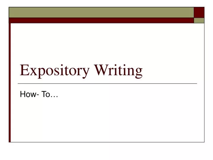 expository writing