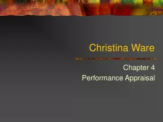 Christina Ware