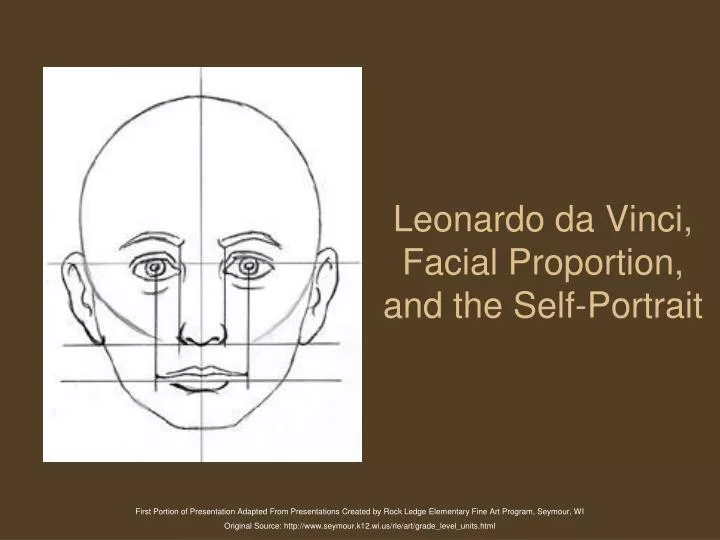 leonardo da vinci facial proportion and the self portrait