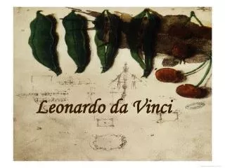 leonardo da vinci