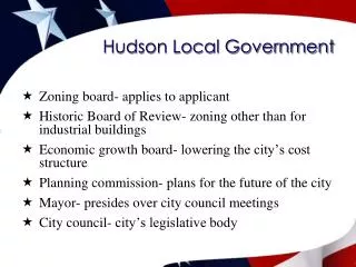 Hudson Local Government
