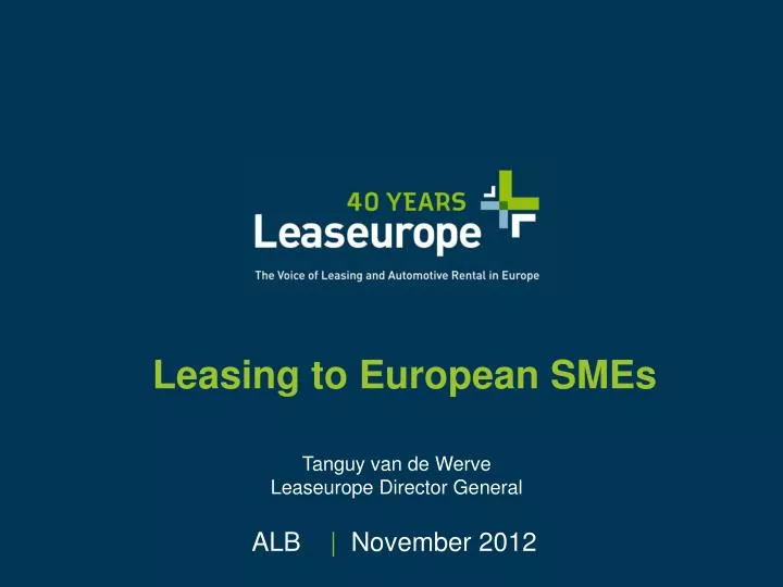 leasing to european smes