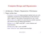PPT - BASIC COMPUTER ORGANIZATION AND DESIGN PowerPoint Presentation ...