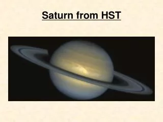 Saturn from HST