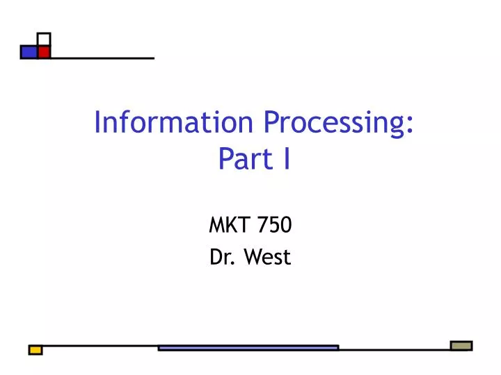 information processing part i