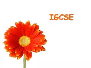 IGCSE