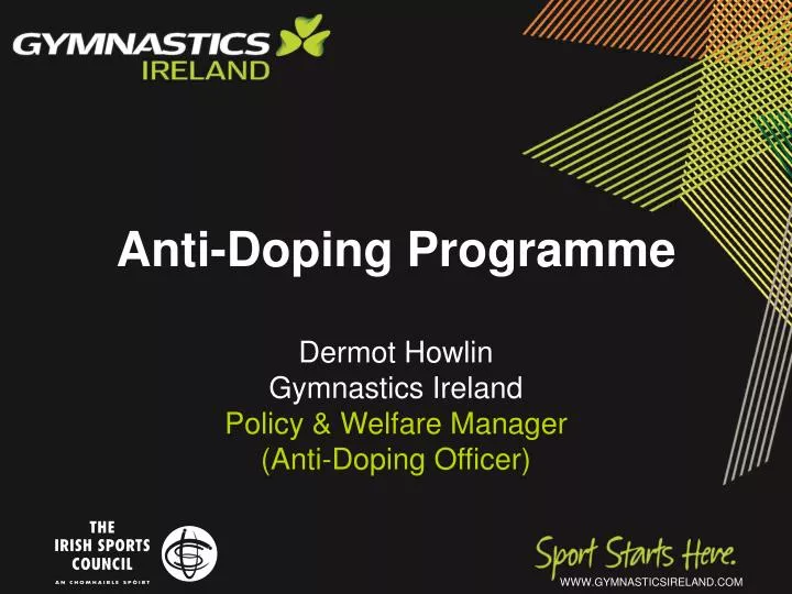 anti doping programme