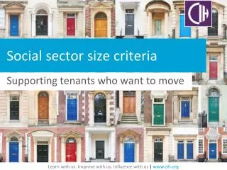 Social sector size criteria