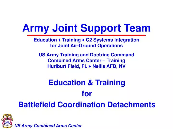 army joint support team