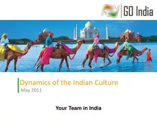 Dynamics of the Indian Culture May 2011